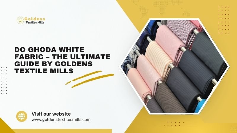 Do Ghoda White Fabric