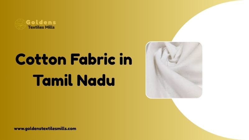 Cotton Fabric in Tamil Nadu - Traditional weaver working on a handloom