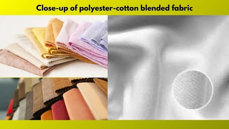 High-quality poly-cotton blend fabric from Tamil Nadu manufacturers - Best for uniforms and casual wear